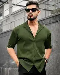 Solid Oversized Fit Shirt